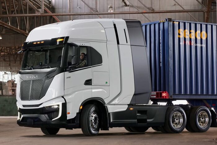 Nikola motor nikola tre fcev e lkw camión eléctrico min e