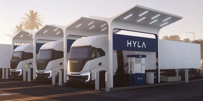 Nikola motor nikola tre fcev e lkw camión eléctrico hyla min