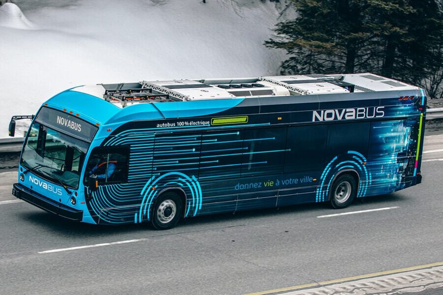 Nova bus lfse elektrobus autobús eléctrico ee.uu. min e