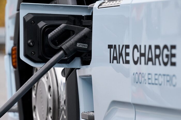 Scania e lkw electric truck ladestation charging station ccs min e