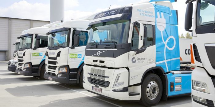 Volvo trucks scania e lkw electric trucks colruyt group belgien belgium min