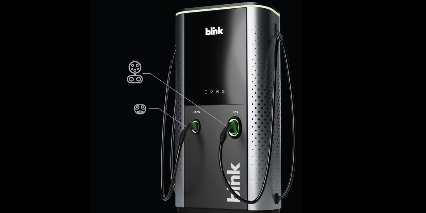 Blink charging ladestation estación de carga nacs min