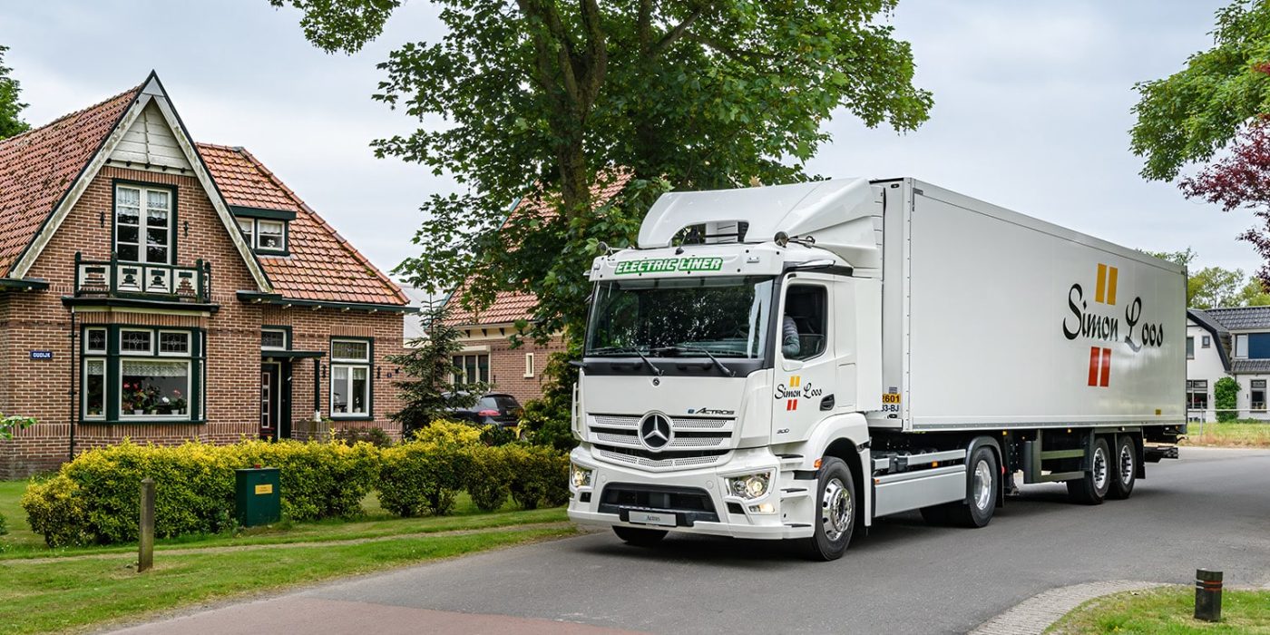 Daimler truck mercedes benz eactros e lkw electric truck simon loos niederlande netherlands min