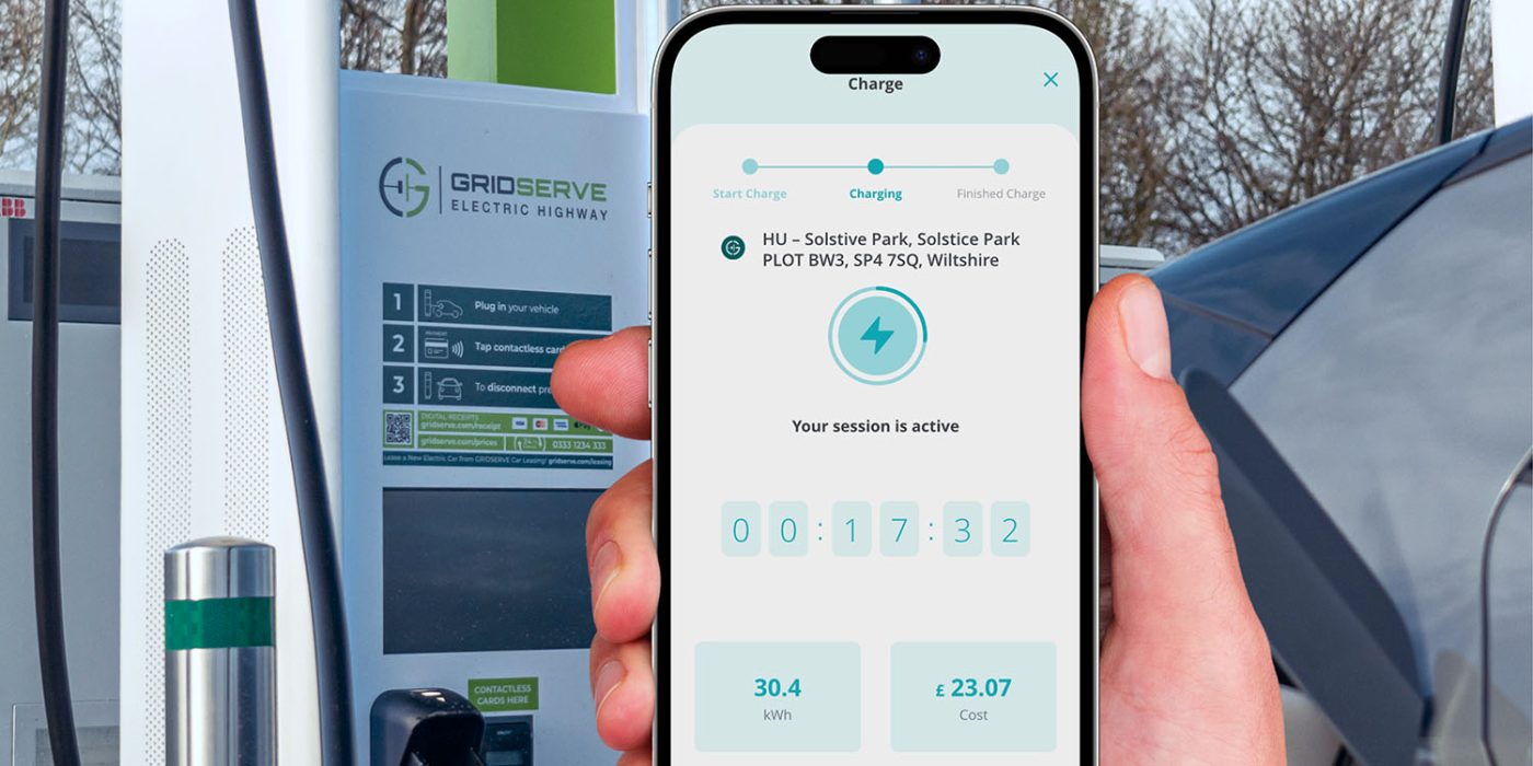 Gridserve ladestation estación de carga paua grossbritannien uk min