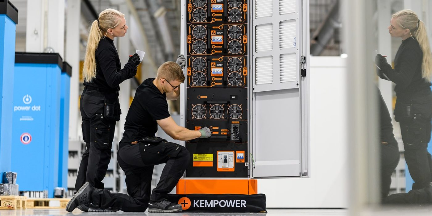 Estación de carga Kempower ladestation min e