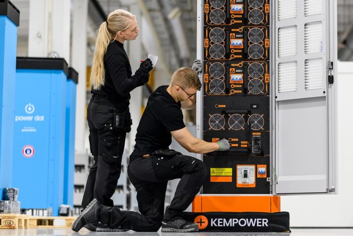 Kempower ladestation charging station min e