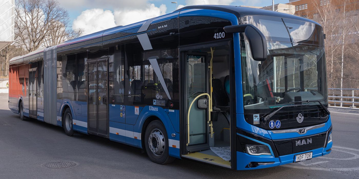 Man elektrobus autobús eléctrico suecia estocolmo min e