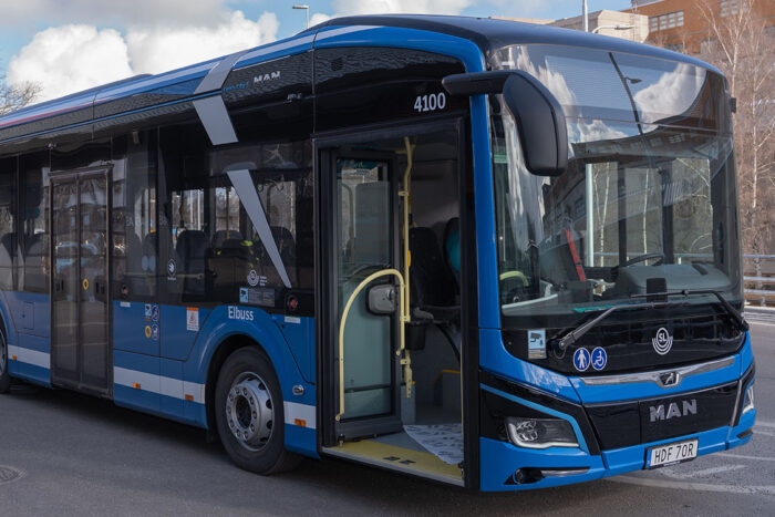 Man elektrobus autobús eléctrico suecia estocolmo min e