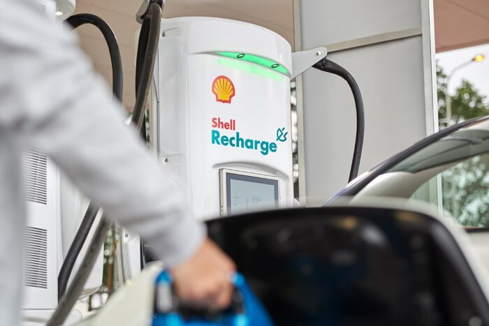Estación de carga Shell recharge ladestation min e