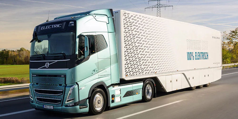 Volvo fh cheap electric truck