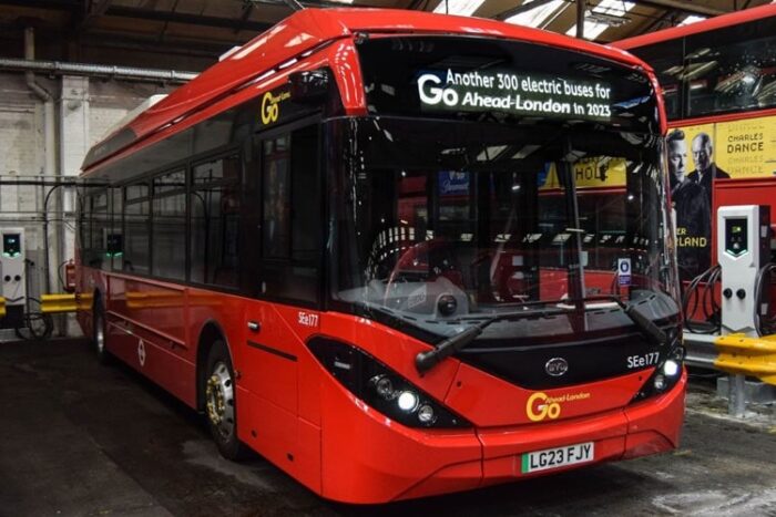 Byd adl enviro200ev elektrobus electric bus grossbritannien uk england london go ahead min e