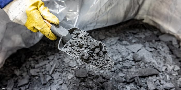 Fortum batterie battery schwarze masse black mass min