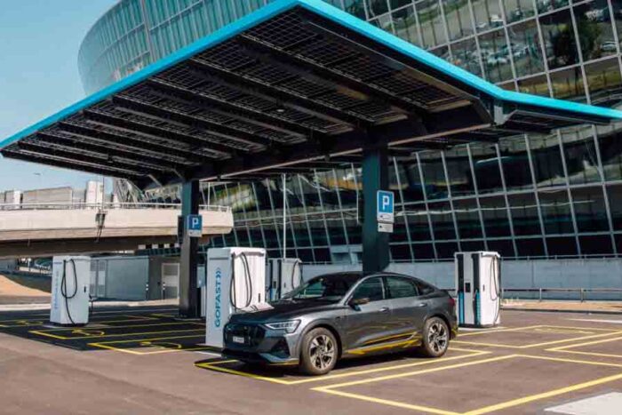 Estación de carga Gofast ladestation schweiz switzerland zuerich zurich min e