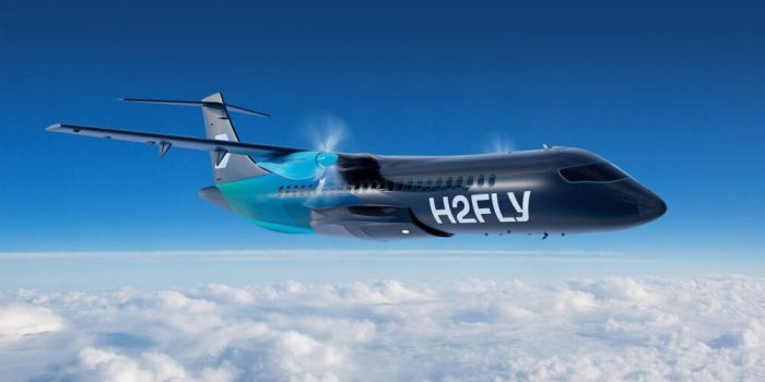 H2fly e flugzeug electric aircraft fcev min