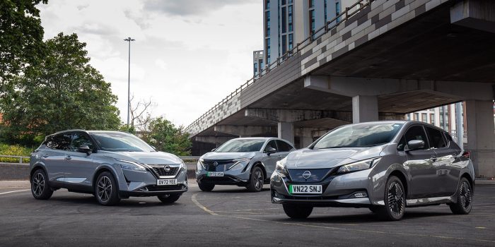 Nissan qashqai ariya leaf grossbritannien uk min
