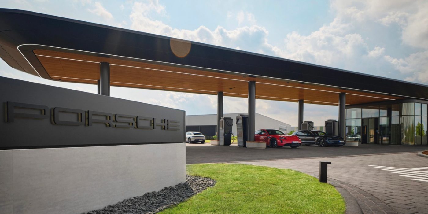 Sala de recarga Porsche