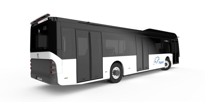 Ebusco elektrobus electric bus frankfurt fraport frankfurter flughafen min