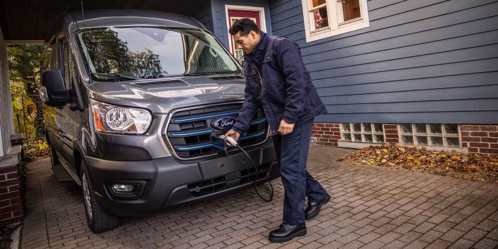 Ford e transit e transporter electric transporter usa min