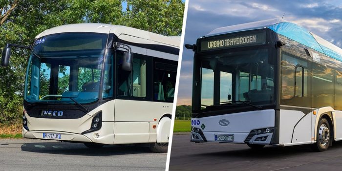 Iveco e way solaris urbino elektrobus autobús eléctrico collage min