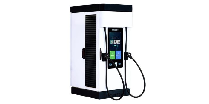 Kreisel chimero eléctrico ladestación estación de carga min