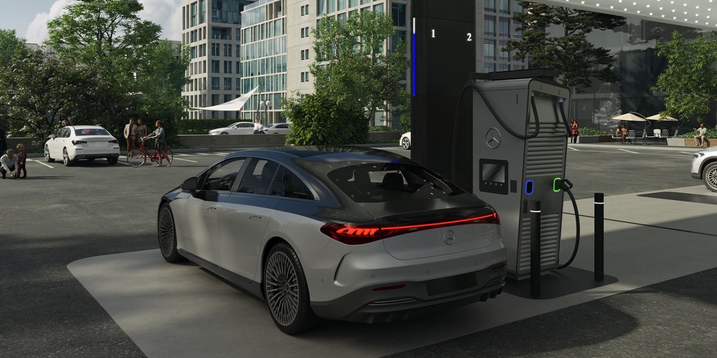 Mercedes benz ladestation charging station min