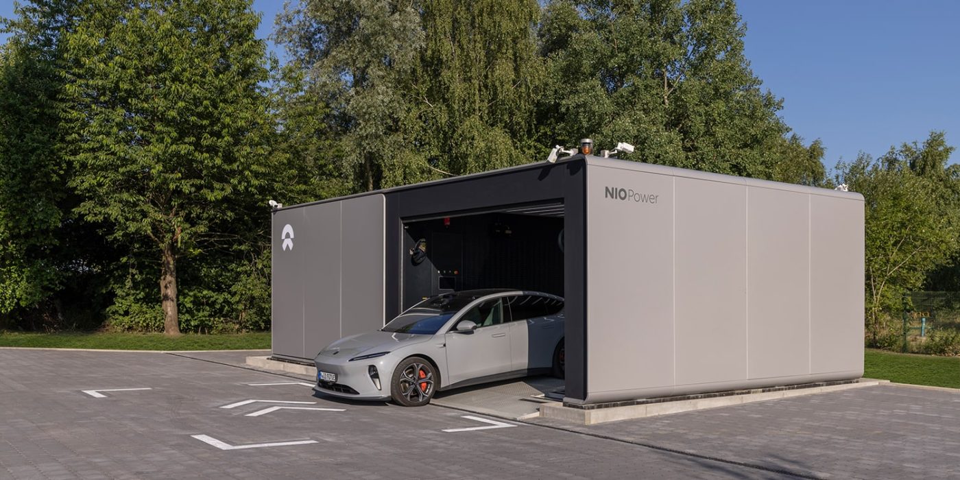 Nio akku tausch battery swap dorsten min e