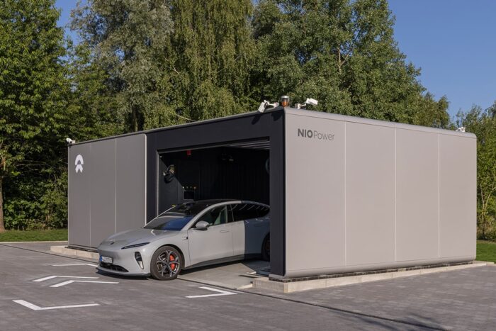 Nio akku tausch battery swap dorsten min e