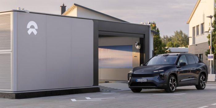 Nio akku tausch battery swap grossburgwedel min