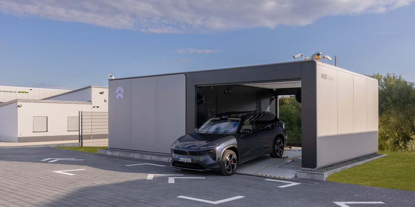 Nio akku tausch battery swap waldlaubersheim min e