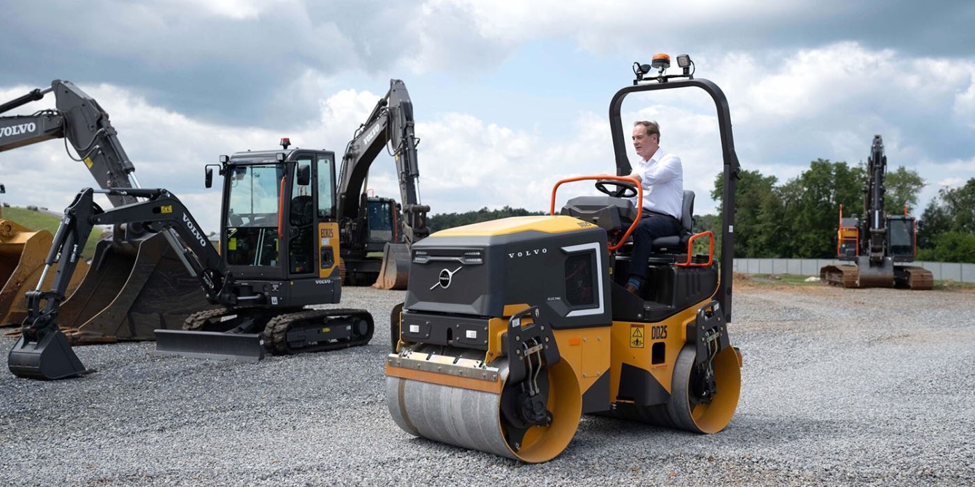 Volvo construction equipment dd elektroverdichter dd electric compactor min