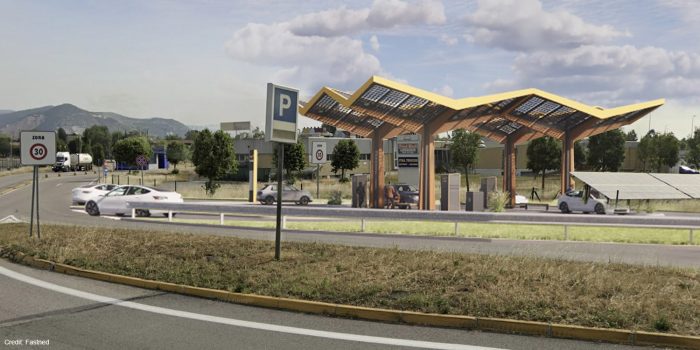 Estación de carga Fastned ladestation italia brescia est min