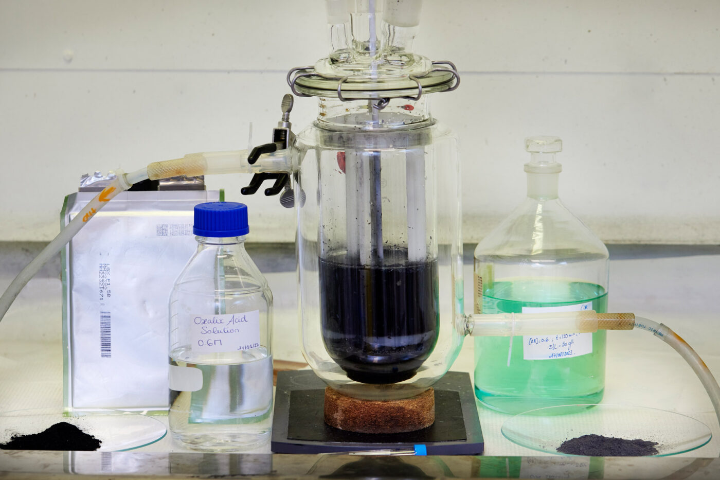 Chalmers university batterie recycling oxalsaure