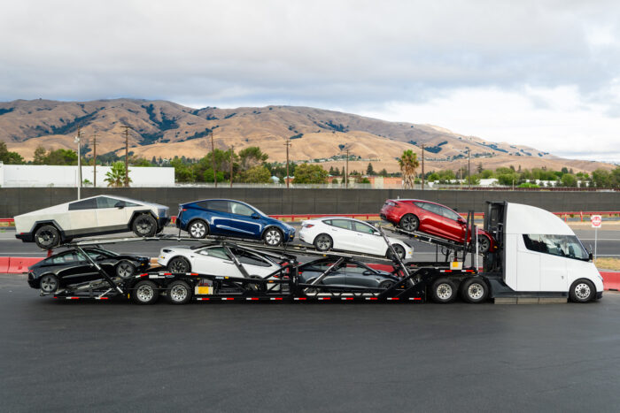 Tesla q3 cybertruck semi sexy