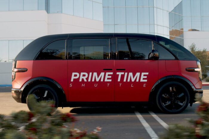 Canoo prime time shuttle min