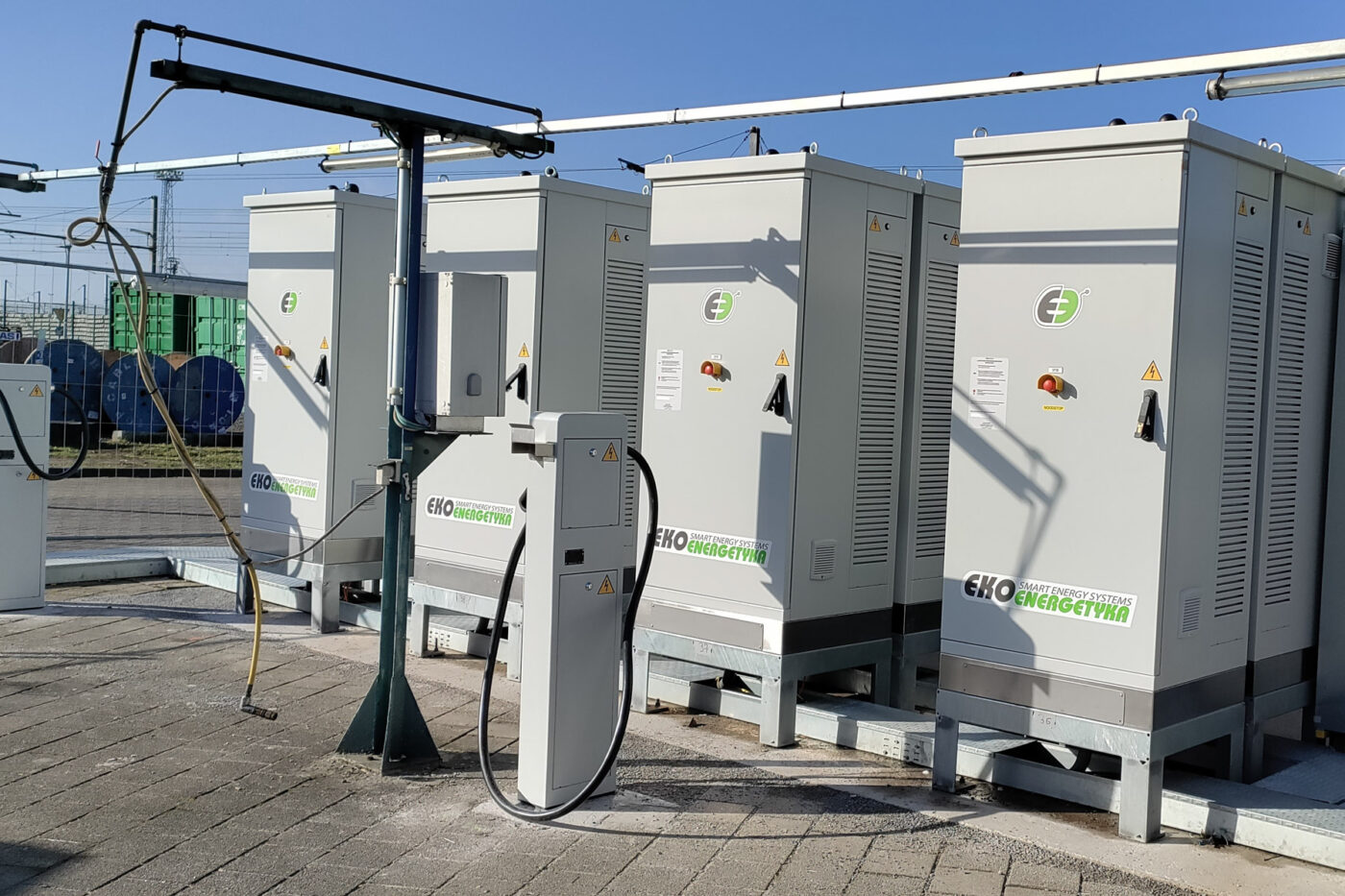 Estación de carga de autobuses eléctricos De lijn ekoenergetyka