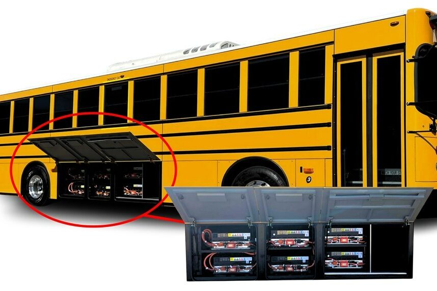 Autobús escolar mega beast de Greenpower e