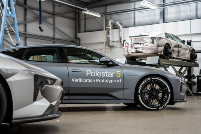Prototipos Polestar a escala e