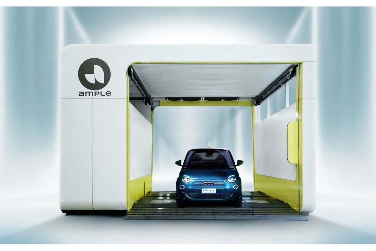 Ample fiat elektro stellantis cambio de bateria madrid españa