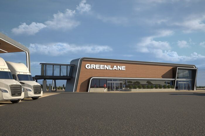 Daimler truck freightliner ecascadia e lkw electric truck uber freight greenlane usa min