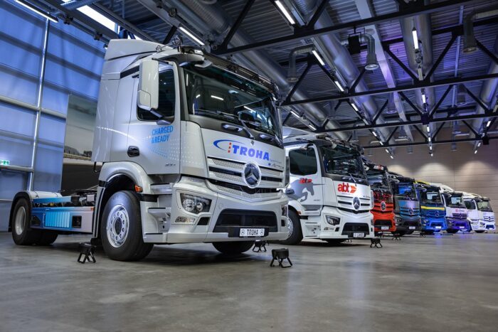 Daimler camión mercedes benz eactros e lkw camión eléctrico troha spedition min