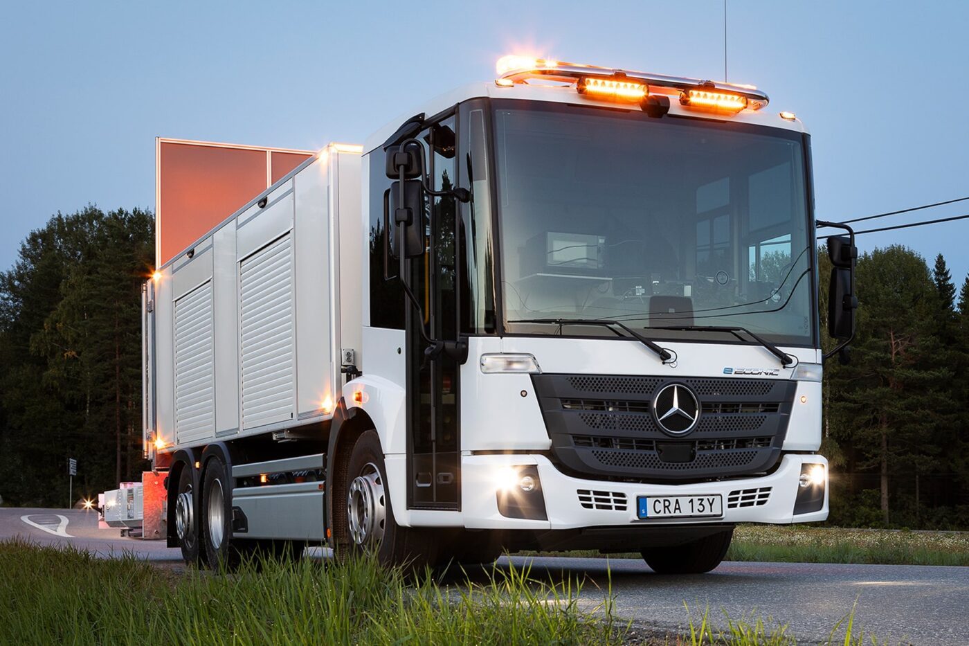 Daimler truck mercedes benz eeconic e lkw electric truck tma bolaget schweden sweden min