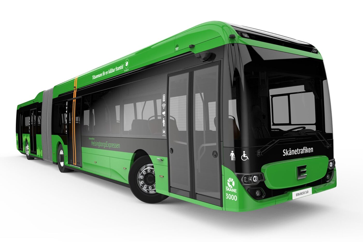 Ebusco elektrobus electric bus vr sverige skanetrafiken schweden sweden min