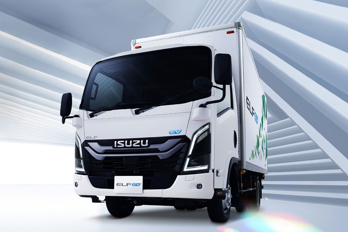 Isuzu elf ev e lkw camión eléctrico japón min
