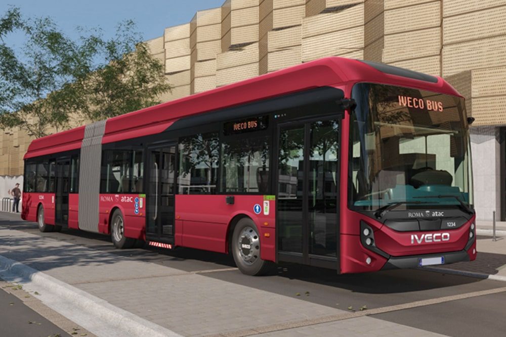 Iveco e way elektrobus autobús eléctrico atac rome italien italia min