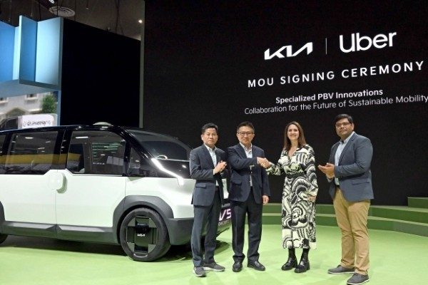 Kia pbv uber kooperation ces