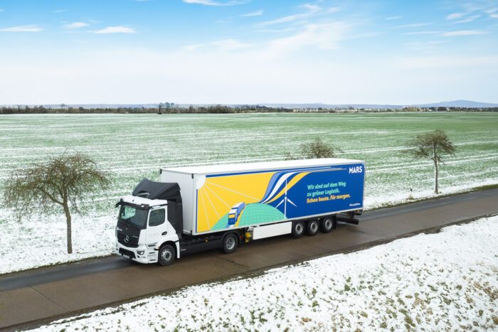 Mars einride mercedes benz eactros