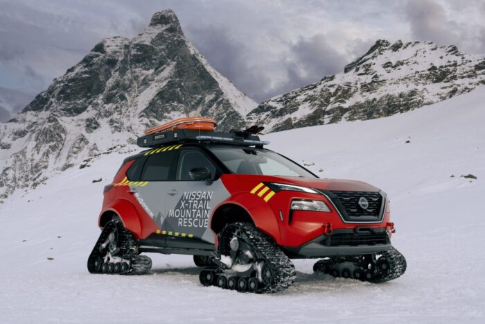 Nissan x trail rescate en montaña exterior e