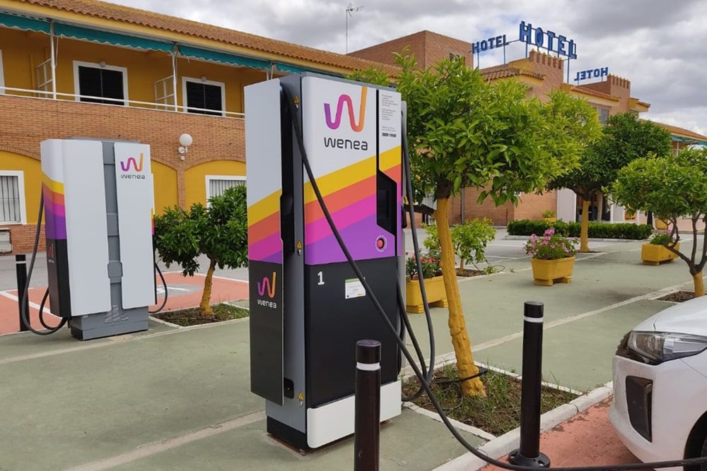 Wenea ladestation charging station spanien spain min