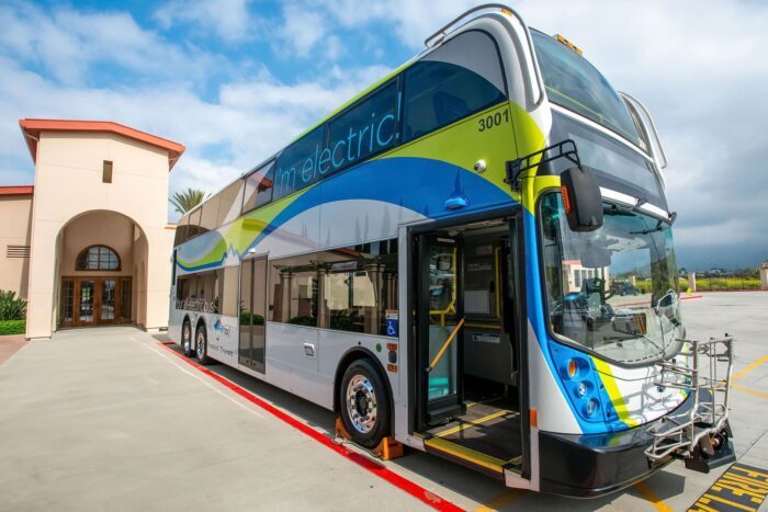 Alexander dennis enviro500ev elektrobus autobús eléctrico ee.uu. foothill transit kalifornien california min