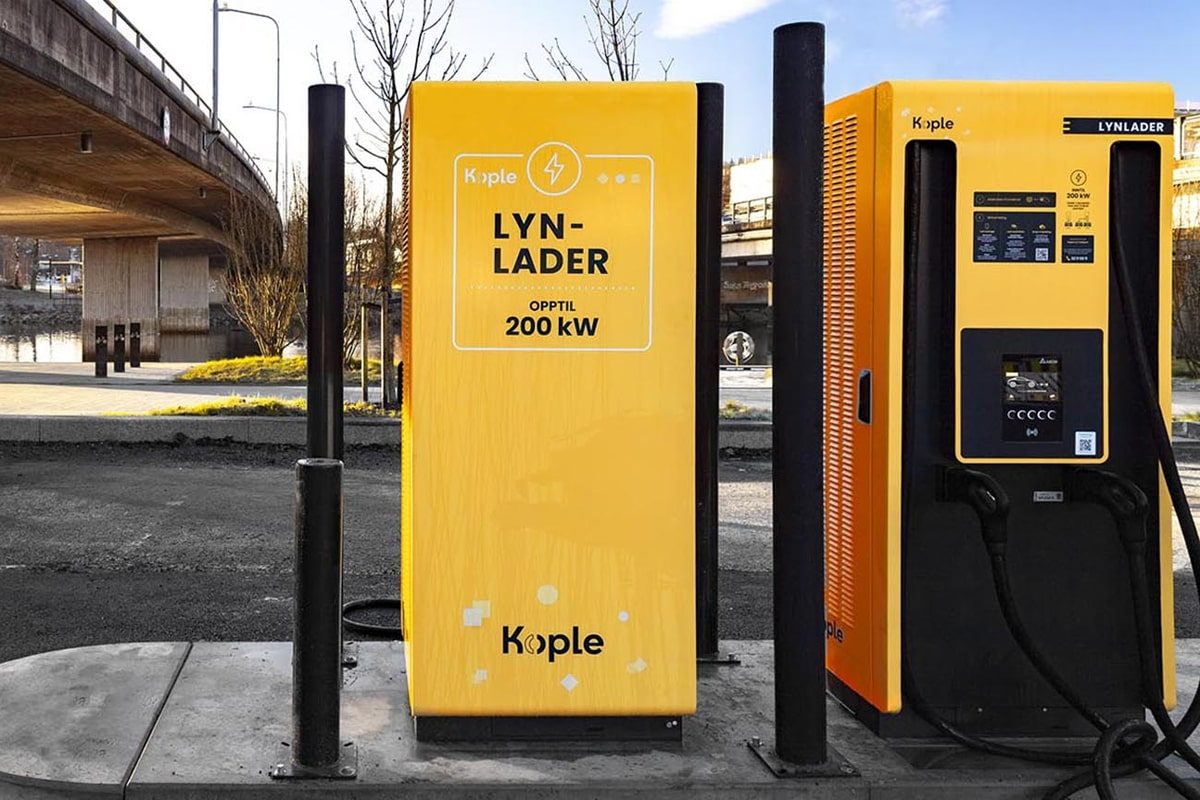 Kople ladestation charging station norwegen norway min